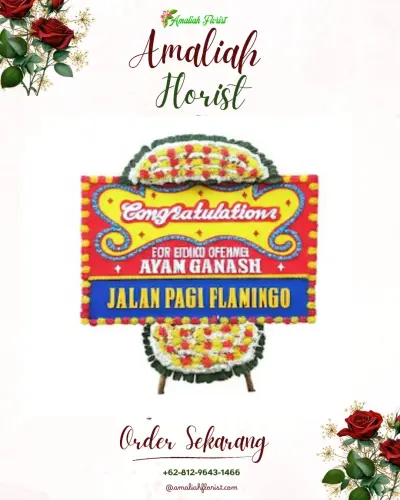 Bunga Papan Congratulation di Bona